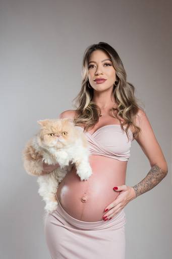 Ensaio Gestante Alexia Cristina Padaratz - Estúdio Tarik Dhiego Fotografia