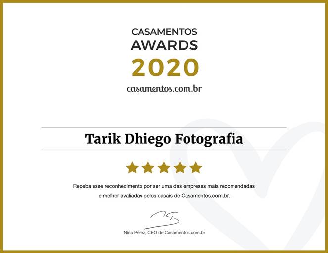 Diploma Casamentos Awards 2020