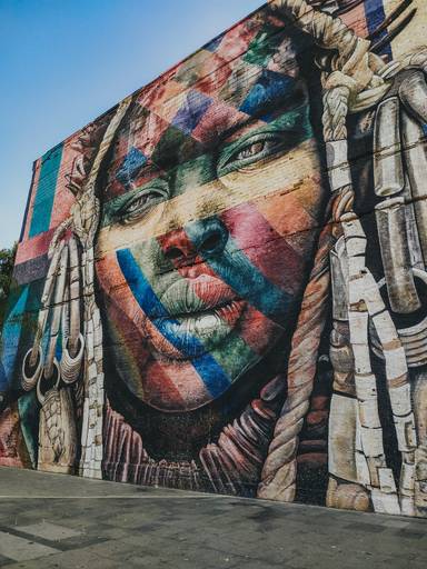 Mural Etnias - Paredão do Kobra