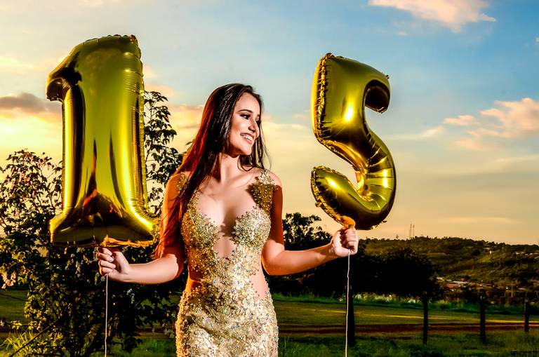 Ensaio Fotográfico de 15 Anos da Bia