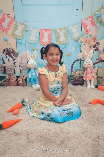 cenário do Mini ensaio de páscoa da Arte7