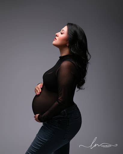 Fotografias que eternizam a emoção da espera pelo bebê.