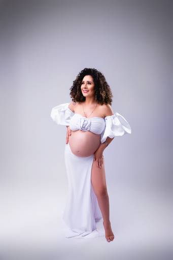Um momento de amor, expectativa e felicidade registrado para sempre.