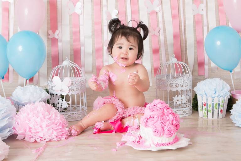 ensaio fotografia smash the cake para menina , fotografia de criança, foto de bebê, foto de menina,   