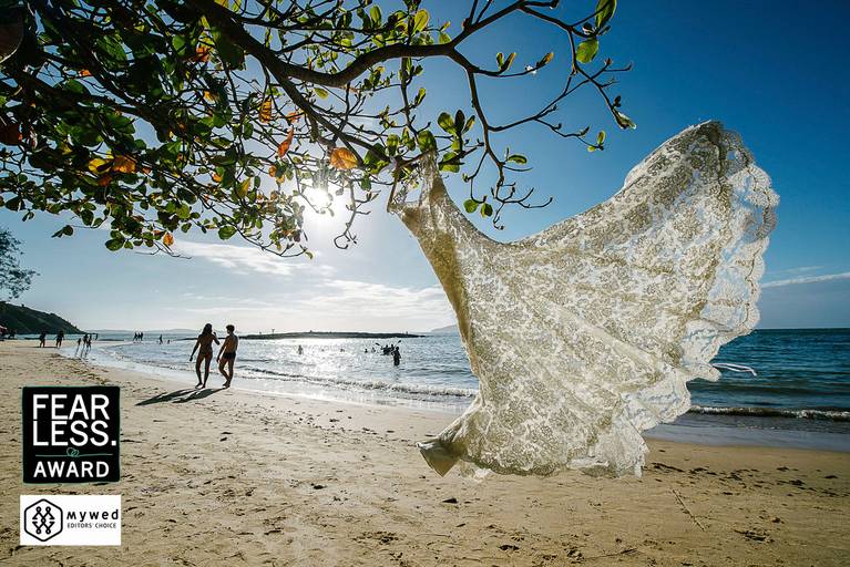 Foto premiada no mywed e fearless, vestido de noiva.