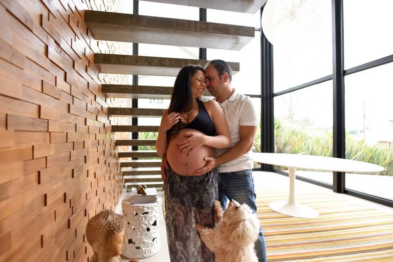 Ensaio gestante lifestyle Tatiane Bot em Campo Largo, pelo melhor fotógrafo de Curitiba e Campo Largo, Michel Druziki.