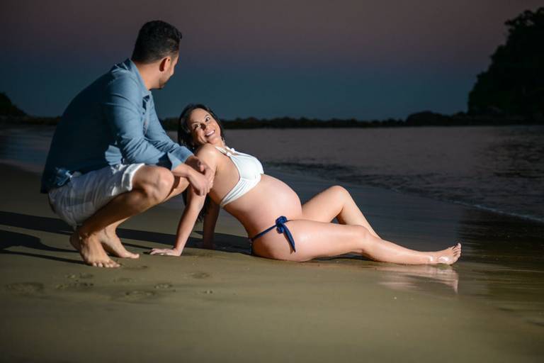 Michel druziki melhor fotografo de curitiba e campo largo ensaio gestante praia fim de tarde ensolarado