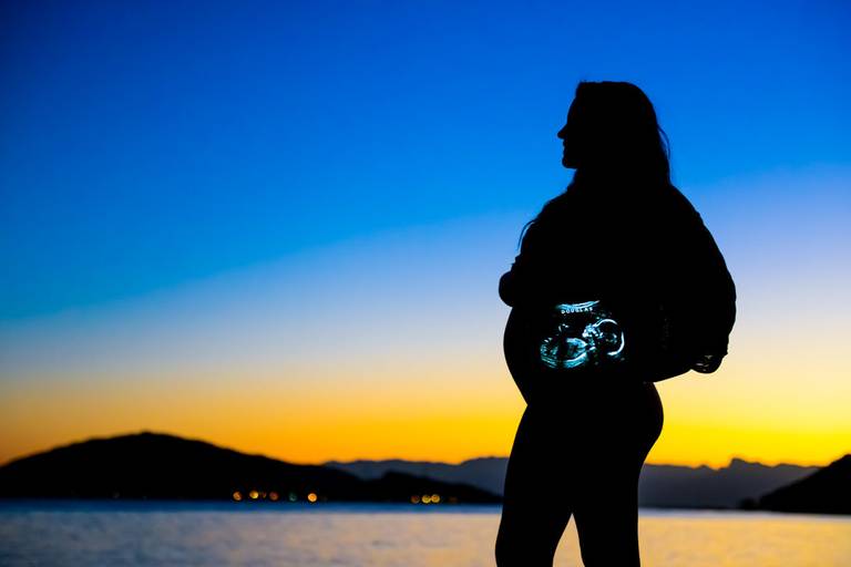 Michel druziki melhor fotografo de curitiba e campo largo ensaio gestante praia fim de tarde ensolarado