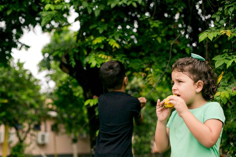 Criança sendo criança!