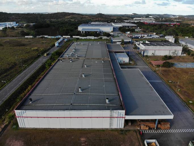 Inspeção aérea de telhado com drone