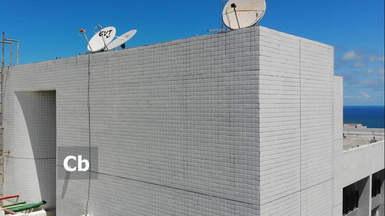 Inspeção aérea de fachada com drone