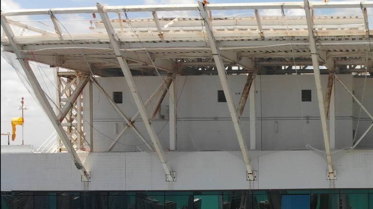 Inspeções aéreas de heliponto com drone