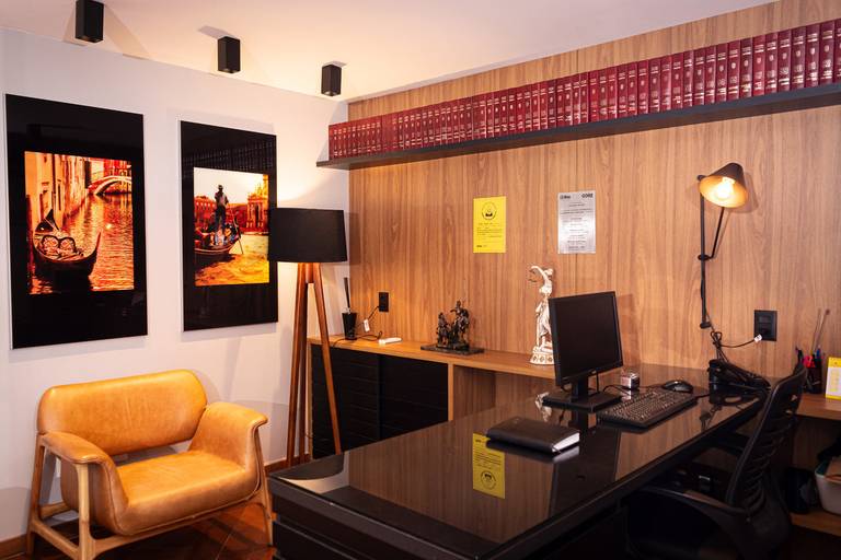 Fotografia institucional de ambiente corporativo para advogados no Rio de Janeiro