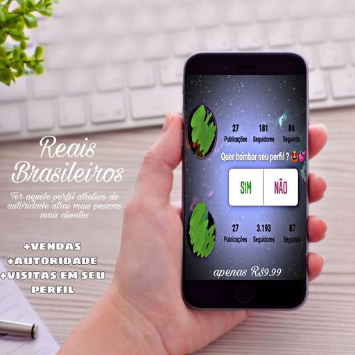 Vendas de seguidores reais brasileiros