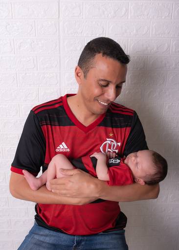 Algumas tradições vem de berço.
família mengão