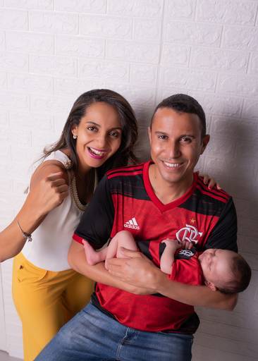 Aquela foto especial para o paizão.
Família torcedora.