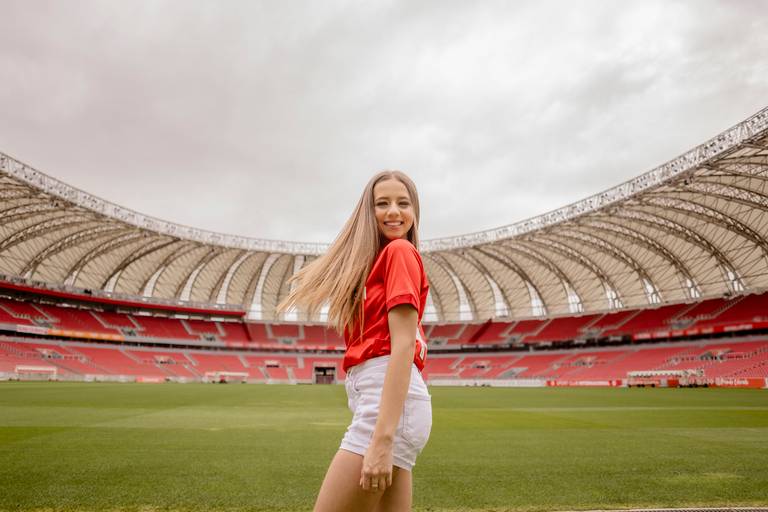 Fotografia de Quinze anos - Ester e Micael Foto - Ensaio no beira rio