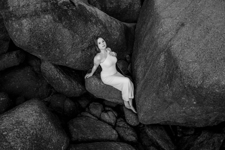 Fotografia de Quinze anos - Ester e Micael Foto - Debutante praia do rosa - Luiza Hammerschmit