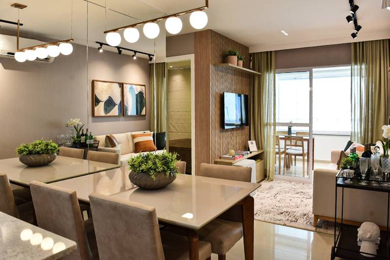 fotografia de apt decorado construtora BRF