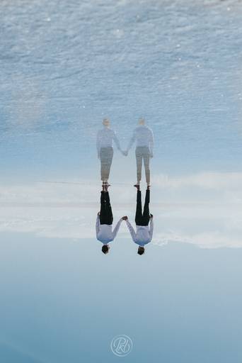 Uyuni Salt flats photoshoot Bolivia, mirror reflection 