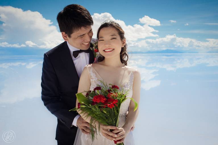 Uyuni Salt flats photoshoot Bolivia