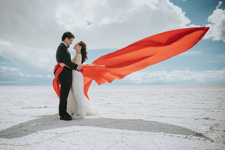 Uyuni Salt flats photoshoot Bolivia