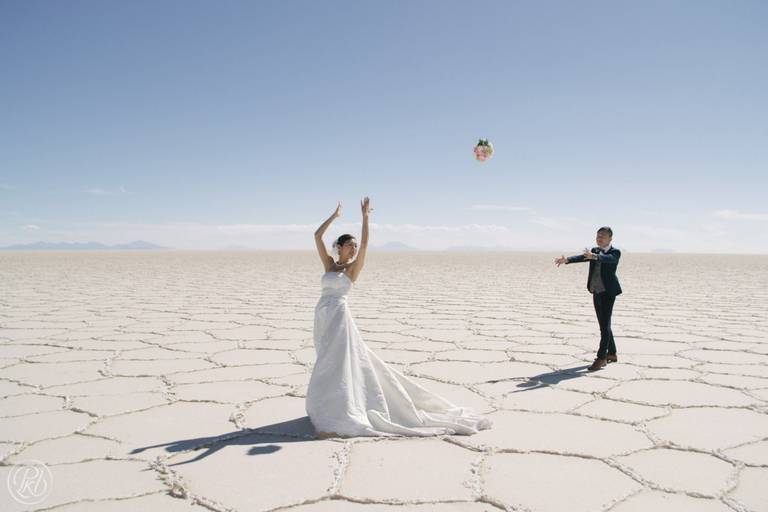 Uyuni Salt flats photoshoot Bolivia