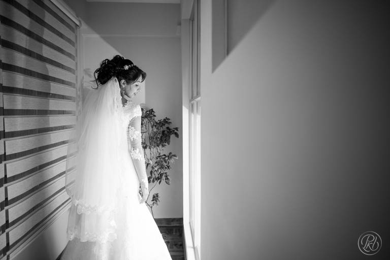 Fotografia de Bodas La Paz Bolivia Novia blanco y negro 