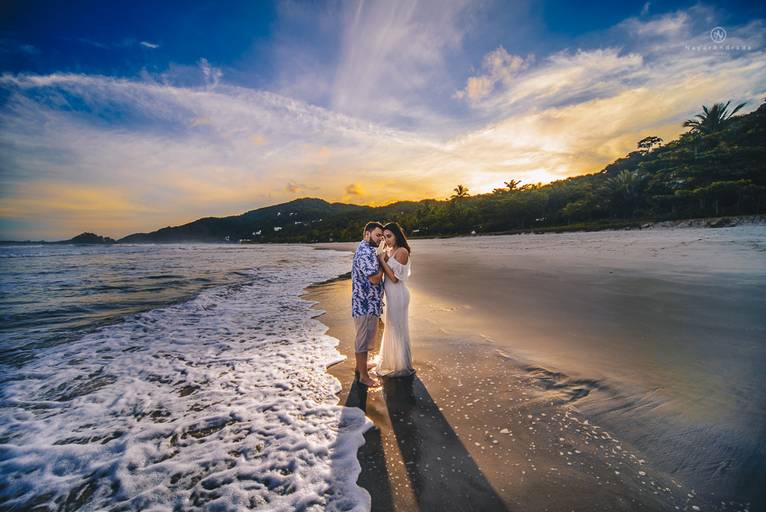 Portfólio Nayara Andrade fotografa de casamento no litoral de São Paulo