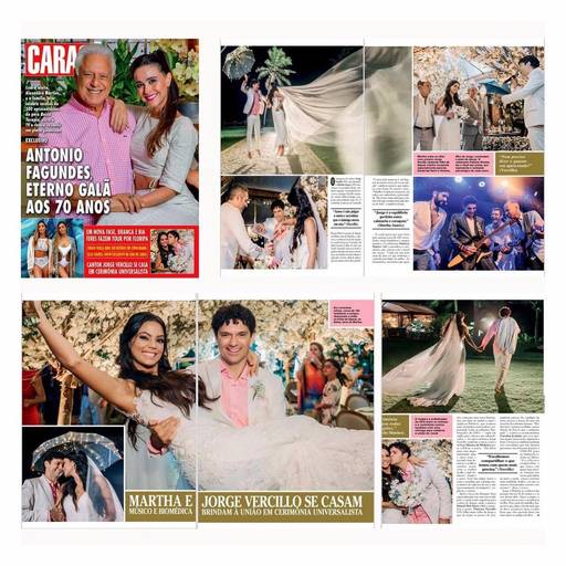 Nossas fotos na revista Caras, sobre o casamento do Jorge Vercilo https://caras.uol.com.br/noivas/jorge-vercillo-se-casa-em-cerimonia-luxuosa-na-bahia-martha-suarez.phtml