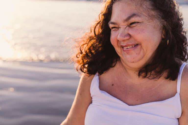 Ensaio feminino na praia