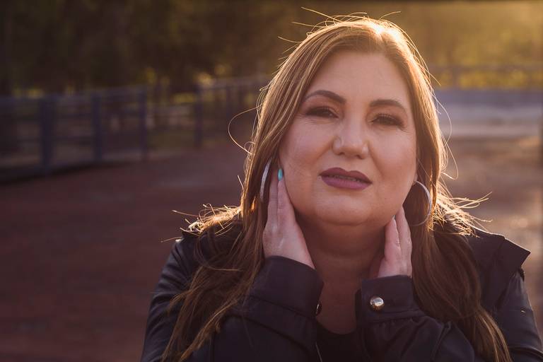 Ensaio feminino no pôr do sol na cidade de Santo André - SP - Fotografa em SBC