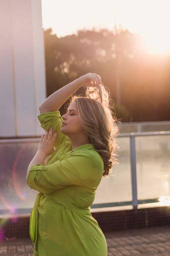Ensaio feminino no pôr do sol em São Caetano do Sul - Fotografa em SBC - SP