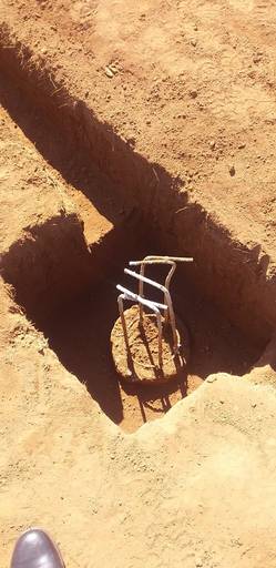 13/10/21 - Concretagem das estacas do muro de Arrimo
