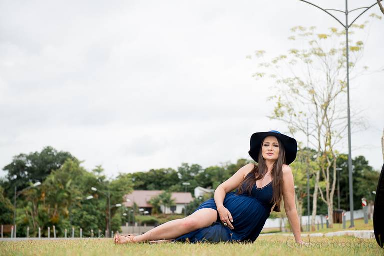 Fotógrafa de gestante fez esse ensaio externo em Timbó 