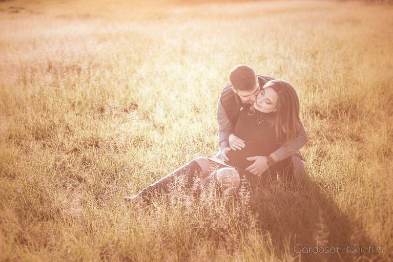 gestante em ensaio fotografico externo