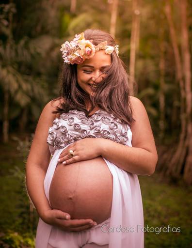 gravida em fotos externas