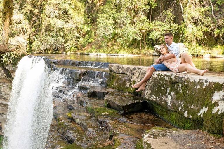 ensaio casal cachoeira
