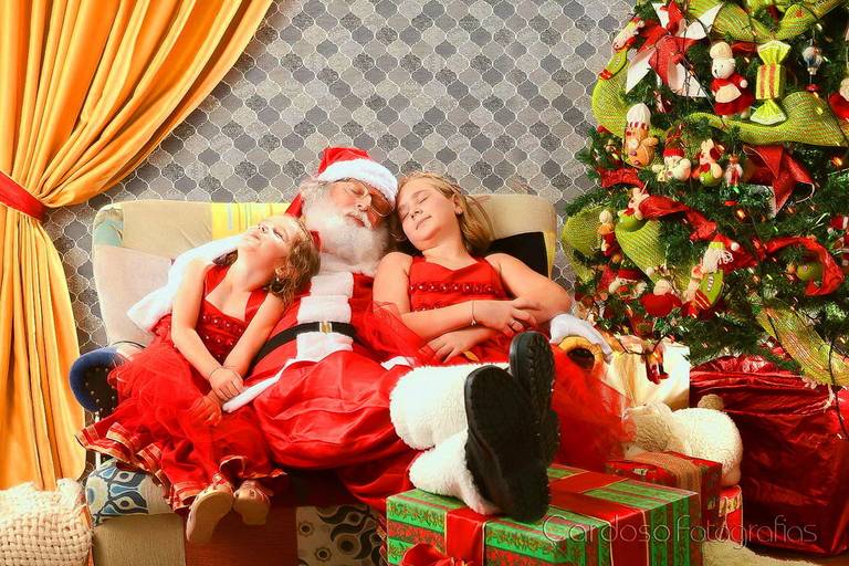 ensaio com papai noel blumenau
