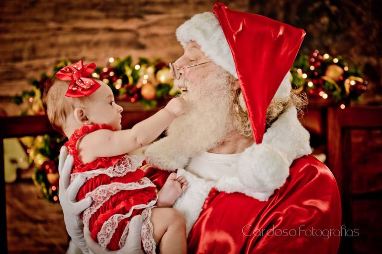 ensaio fotografico papai noel indaial