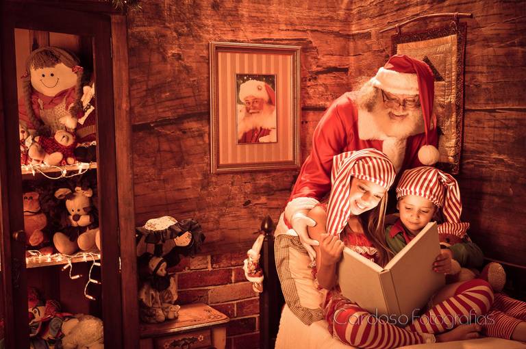 sessao de fotos com o papai noel de verdade em blumenau indaial timbo