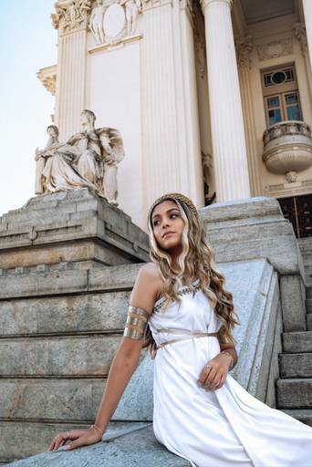 Ensaio de 15 anos temático grécia