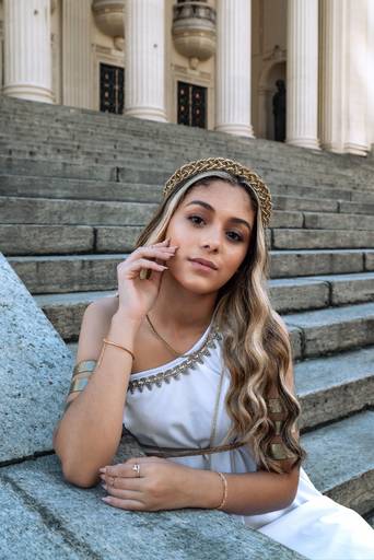 Ensaio de 15 anos temático grécia