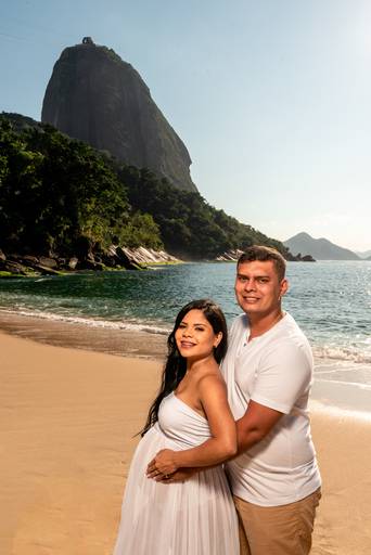 Casal ensaio de gestante 