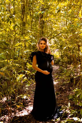 Grávidas lindas de Vestido Preto