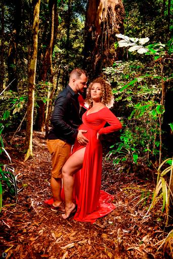 Ensaio de gestante romãntico 