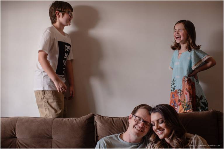 ensaio de familia feliz