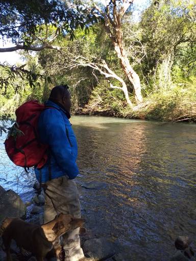 Trilha para acampar em Itaara - RS
