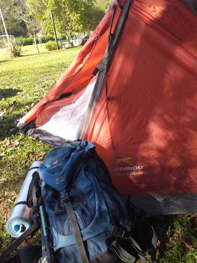 acampamento em Três Barras - Santa Maria - RS