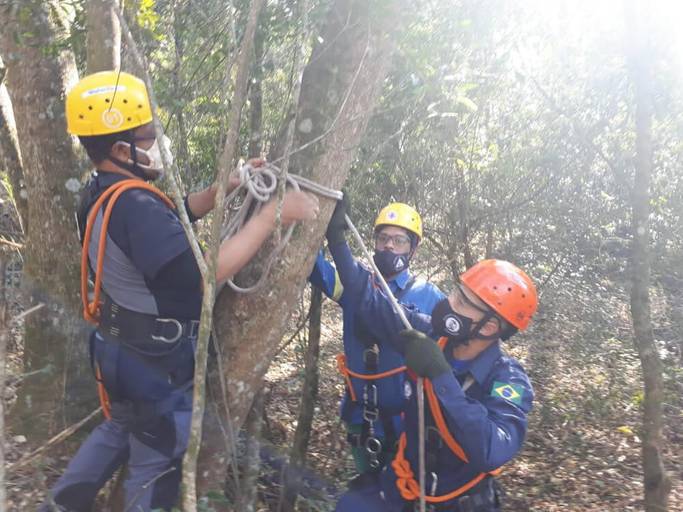 Exercitando nós e ancoragens